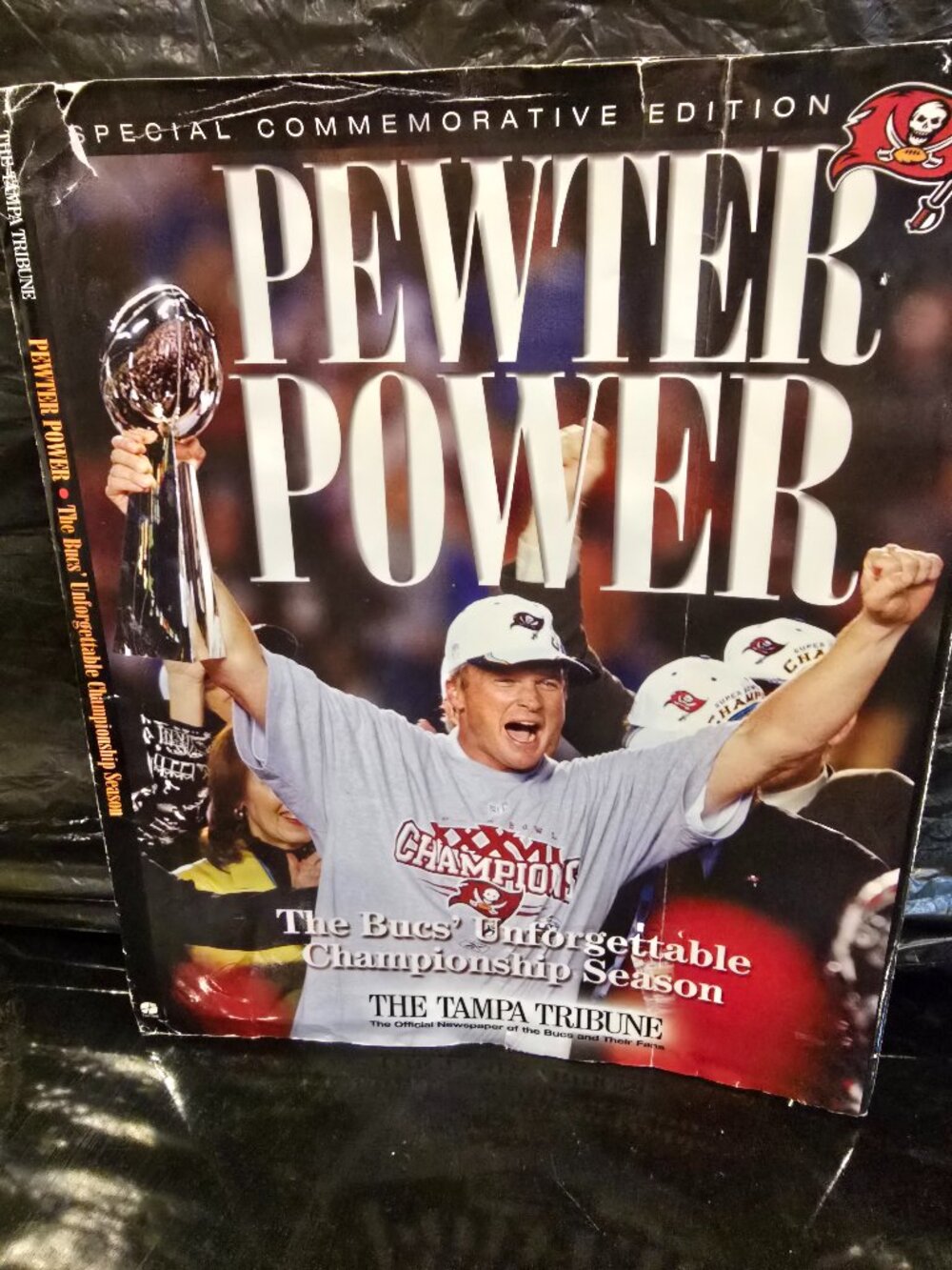 Tampa Bay Buccaneers Championship Pewter Power Dust Jacket 2002-2003